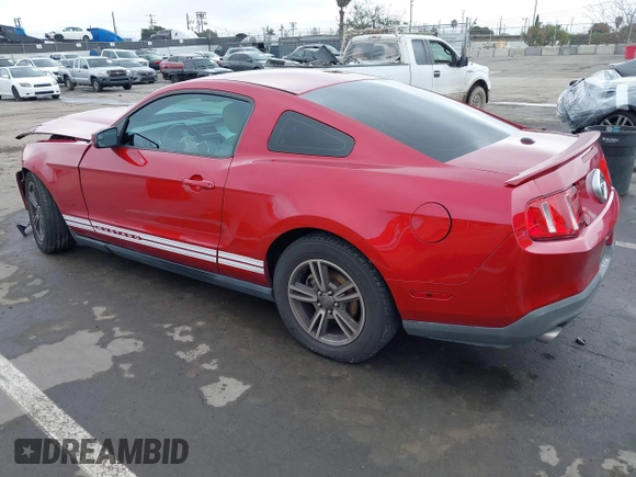 2012 Ford Mustang V6 Premium with VIN 1ZVBP8AM4C5226597, listed as a IAAI auction lot 41931578 with 120,320 mi miles. Bid and sale history available at carsss.com. Image 3.
