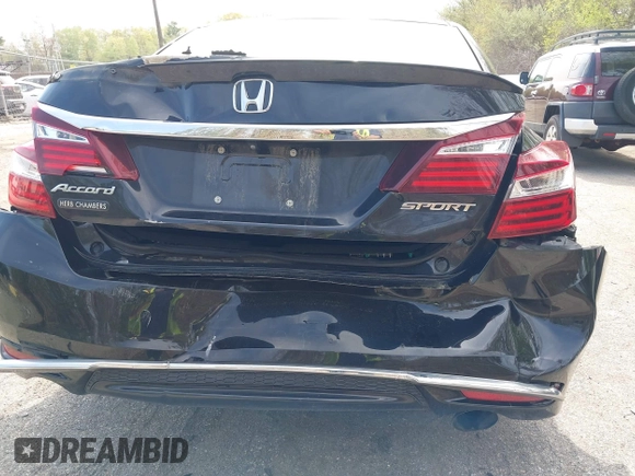2016 Honda Accord Sport with VIN 1HGCR2F51GA061994, listed as a IAAI auction lot 42179004 with 117,880 mi miles and . Bid and sale history available at DreamBid. Image 6.
