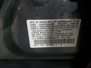 2008 Honda Pilot SE z VIN 5FNYF18398B043416, wystawiony jako Copart lot #57726765 z przebiegiem 216 160 mil mil oraz Szkoda całkowita • Salvage title. Historia ofert i sprzedaży dostępna na DreamBid. Obrazek 13.