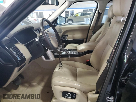 2016 Land Rover Range Rover HSE with VIN SALGS2KF2GA258801, listed as a Copart auction lot 54948595 with 56,495 mi miles and Salvage title. Bid and sale history available at DreamBid. Image 7.