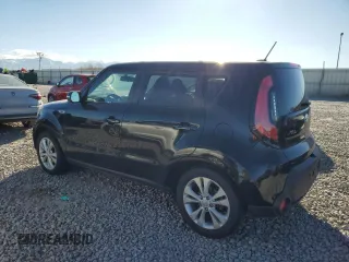 2014 Kia Soul + with VIN KNDJP3A50E7018427, listed as a Copart auction lot 42261125 with 124,816 mi miles and Salvage Title. Bid and sale history available at carsss.com. Image 2.