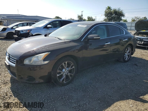 2014 Nissan Maxima SV z VIN 1N4AA5AP1EC454179, wystawiony jako Copart lot #61185305 z przebiegiem 71 121 mil mil oraz Szkoda całkowita • Salvage title. Historia ofert i sprzedaży dostępna na DreamBid. Obrazek 1.