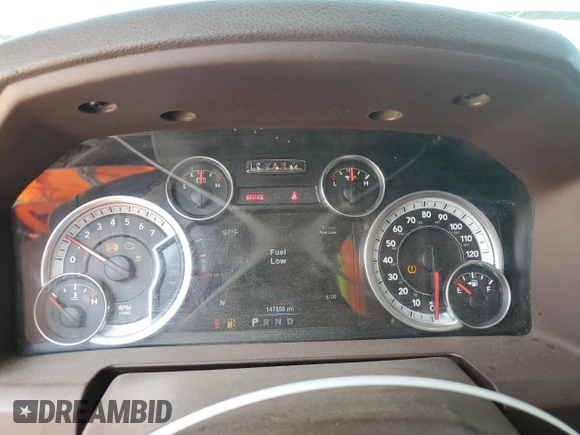 2015 Ram 1500 Lone Star with VIN 1C6RR6LT2FS583620, listed as a Copart auction lot 54078425 with 147,550 mi miles and Salvage title. Bid and sale history available at DreamBid. Image 9.