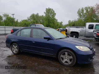 2004 Honda Civic EX with VIN 2HGES26764H614960, listed as a Copart auction lot 55269615 with 157,293 mi miles and Salvage Title. Bid and sale history available at DreamBid. Image 4.