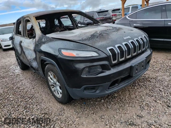 2015 Jeep Cherokee Sport z VIN 1C4PJMAB9FW564237, wystawiony jako Copart lot #51441465 z przebiegiem Nie podano mil oraz Szkoda całkowita • Salvage title. Historia ofert i sprzedaży dostępna na DreamBid. Obrazek 11.