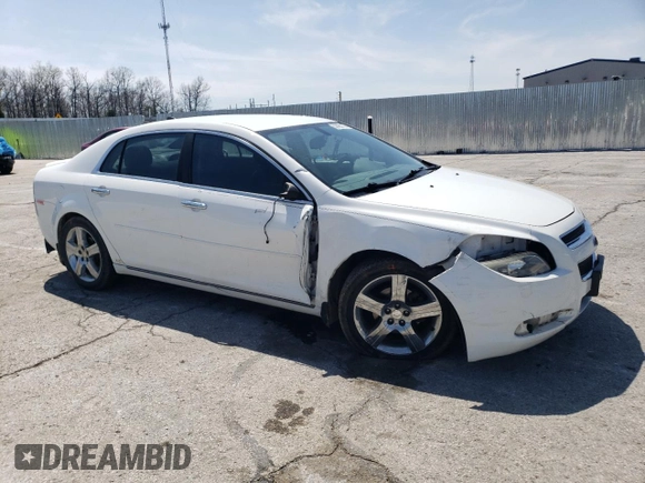 2012 Chevrolet Malibu 1LT with VIN 1G1ZC5E04CF328018, listed as a Copart auction lot 52429175 with 197,277 mi miles and Salvage Title. Bid and sale history available at DreamBid. Image 4.