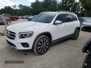 2021 Mercedes-Benz GLB 250 z VIN W1N4M4GB7MW130566, wystawiony jako Copart lot #58500295 z przebiegiem 49 401 mil mil oraz Szkoda całkowita • Salvage title. Historia ofert i sprzedaży dostępna na DreamBid. Obrazek 1.