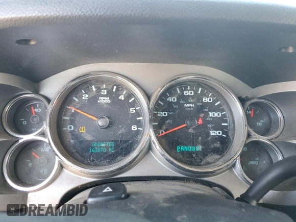 2008 Chevrolet Silverado 1500 1LT with VIN 2GCEC13J481174919, listed as a Copart auction lot 87270324 with 163,870 mi miles and Salvage Title. Bid and sale history available at DreamBid. Image 9.