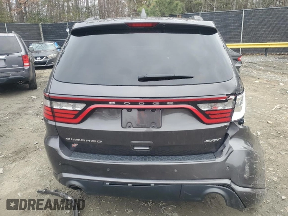 2020 Dodge Durango SRT with VIN 1C4SDJGJ2LC192929, listed as a Copart auction lot 85303824 with 71,534 mi miles and Salvage Title. Bid and sale history available at DreamBid. Image 6.