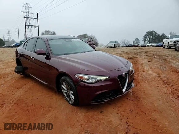2017 Alfa Romeo Giulia with VIN ZARFAEBN6H7557923, listed as a Copart auction lot 85312714 with 54,205 mi miles and Salvage Title. Bid and sale history available at carsss.com. Image 11.