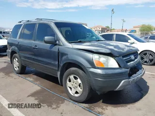 2005 Honda Pilot EX-L с VIN 2HKYF18505H517350, выставлен на аукционе IAAI как лот 42765542 с пробегом 222 153 миль миль и . История ставок и продаж доступна на DreamBid. Изображение 1.