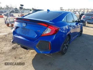 2018 Honda Civic Si with VIN 2HGFC1E56JH700325, listed as a IAAI auction lot 42007770 with 101,386 mi miles and . Bid and sale history available at DreamBid. Image 4.