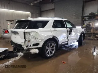 2020 Ford Explorer Platinum with VIN 1FM5K8HCXLGA04075, listed as a Copart auction lot 49108795 with 36,346 mi miles and Salvage Title. Bid and sale history available at carsss.com. Image 3.