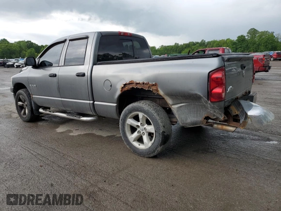 2008 Dodge 1500 ST z VIN 1D7HU18N68J134195, wystawiony jako Copart lot #57781925 z przebiegiem 122 316 mil mil oraz Szkoda całkowita • Salvage title. Historia ofert i sprzedaży dostępna na DreamBid. Obrazek 2.