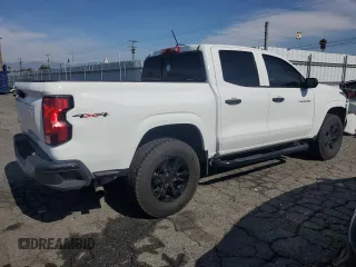 2023 Chevrolet Colorado 4WD Work Truck with VIN 1GCGTBEC9P1197906, listed as a Copart auction lot 45225455 with 45,087 mi miles and Salvage title. Bid and sale history available at DreamBid. Image 3.