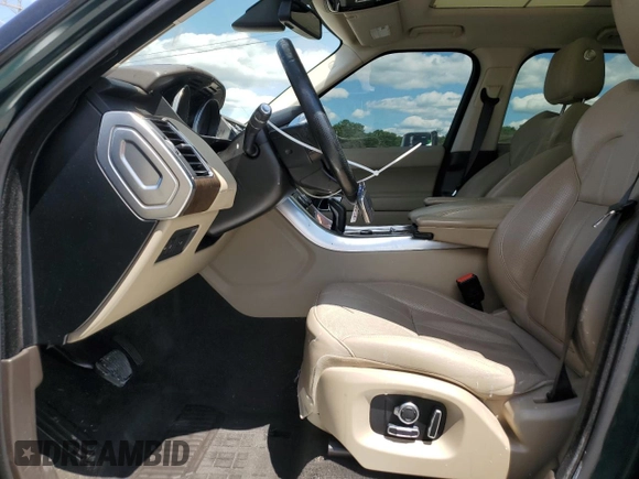 2016 Land Rover Range Rover Sport HSE with VIN SALWR2PFXGA664616, listed as a Copart auction lot 58308375 with 110,139 mi miles and Salvage title. Bid and sale history available at DreamBid. Image 7.