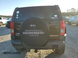 2007 Hummer H3 SUV with VIN 5GTDN13E778241171, listed as a Copart auction lot 82573684 with 148,242 mi miles and Salvage Title. Bid and sale history available at DreamBid. Image 6.