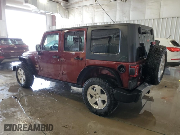 2008 Jeep Wrangler Unlimited Sahara z VIN 1J4GA59198L570409, wystawiony jako Copart lot #58853295 z przebiegiem 84 502 mil mil oraz Nie do naprawy • Non repairable. Historia ofert i sprzedaży dostępna na DreamBid. Obrazek 2.