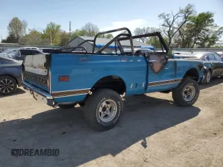 1972 Chevrolet Blazer z VIN CKE182F169586, wystawiony jako Copart lot #53123225 z przebiegiem Nie podano mil oraz Szkoda całkowita • Salvage title. Historia ofert i sprzedaży dostępna na DreamBid. Obrazek 3.