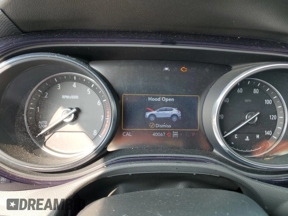 2022 Buick Encore GX Essence z VIN KL4MMGSL2NB116070, wystawiony jako Copart lot #60507625 z przebiegiem 40 067 mil mil oraz Szkoda całkowita • Salvage title. Historia ofert i sprzedaży dostępna na DreamBid. Obrazek 9.