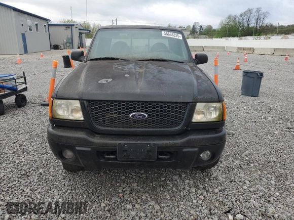 2002 Ford Ranger XL Fleet with VIN 1FTZR45E82PB52000, listed as a Copart auction lot 55666335 with 102,635 mi miles and Clean Title. Bid and sale history available at DreamBid. Image 5.