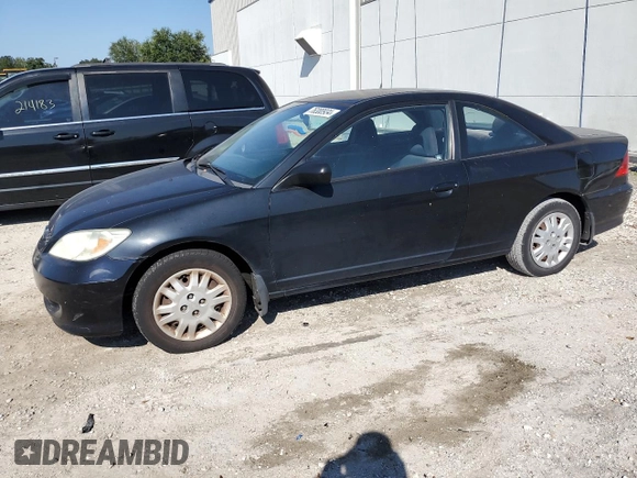 2005 Honda Civic LX with VIN 1HGEM21565L055009, listed as a Copart auction lot 76300934 with 208,613 mi miles and Clean Title. Bid and sale history available at DreamBid. Image 1.