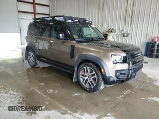 2023 Land Rover Defender X с VIN SALEX7EU8P2140939, выставлен на аукционе Copart как лот 55811195 с пробегом 33 446 миль миль и Списание • Salvage title. История ставок и продаж доступна на DreamBid. Изображение 4.
