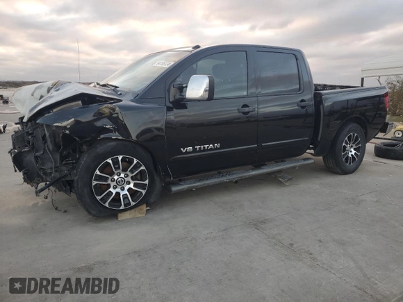 2013 Nissan Titan SL with VIN 1N6BA0ED1DN309886, listed as a Copart auction lot 84106124 with 139,036 mi miles and Salvage Title. Bid and sale history available at carsss.com. Image 1.