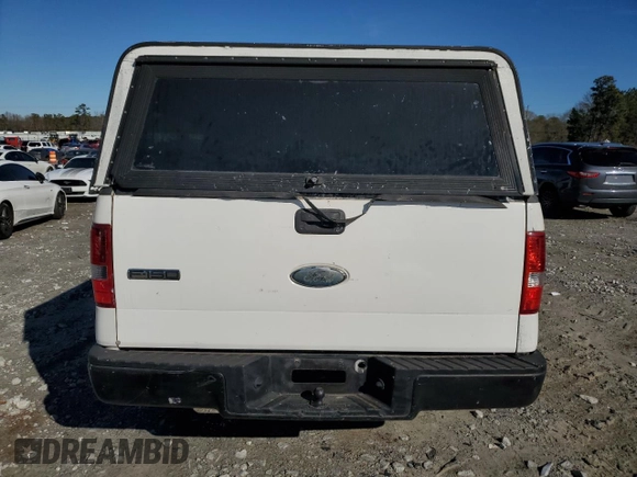 2008 Ford F-150 XL with VIN 1FTRF12208KD96201, listed as a Copart auction lot 59607205 with 196,595 mi miles and Non repairable. Bid and sale history available at DreamBid. Image 6.
