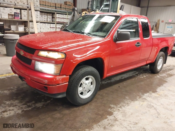 2008 Chevrolet Colorado Work Truck with VIN 1GCDT199288117947, listed as a IAAI auction lot 41978014 with 161,312 mi miles. Bid and sale history available at carsss.com. Image 2.