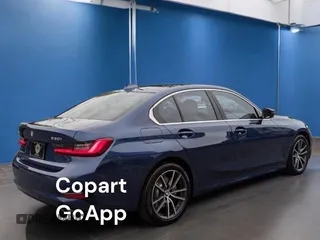 2021 BMW 3 Series 330i xDrive with VIN WBA5R7C05MFL07XXX, listed as a Copart auction lot 48625465 with 33,325 mi miles and Clean Title. Bid and sale history available at carsss.com. Image 4.