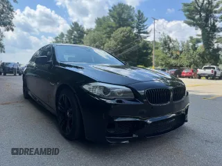 2013 BMW 5 Series 550i with VIN WBAFR9C59DDX80684, listed as a Copart auction lot 65293775 with 140,083 mi miles and Clean title. Bid and sale history available at DreamBid. Image 1.