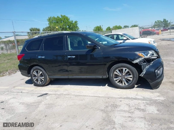 2019 Nissan Pathfinder SL with VIN 5N1DR2MN9KC599969, listed as a IAAI auction lot 41852389 with 186,285 mi miles. Bid and sale history available at carsss.com. Image 13.