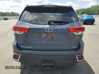 2019 Toyota Highlander Hybrid Limited with VIN 5TDDGRFHXKS067526, listed as a Copart auction lot 55407645 with 48,699 mi miles and Salvage title. Bid and sale history available at DreamBid. Image 6.