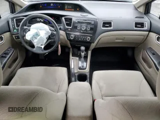 2013 Honda Civic LX with VIN 19XFB2F52DE040631, listed as a Copart auction lot 51076145 with 135,840 mi miles and Salvage Title. Bid and sale history available at DreamBid. Image 8.