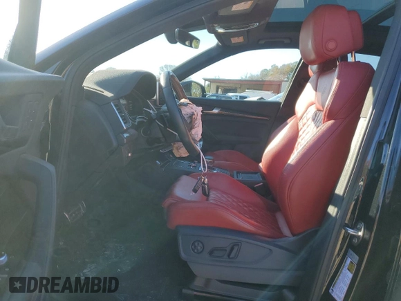 2019 Audi SQ5 Premium Plus with VIN WA1B4AFY0K2087030, listed as a Copart auction lot 37741814 with 46,986 mi miles and . Bid and sale history available at DreamBid. Image 7.
