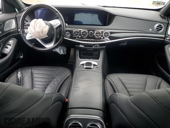 2019 Mercedes-Benz S 560 with VIN WDDUG8GB8KA461260, listed as a Copart auction lot 85986734 with Not Provided miles and Salvage Title. Bid and sale history available at DreamBid. Image 8.