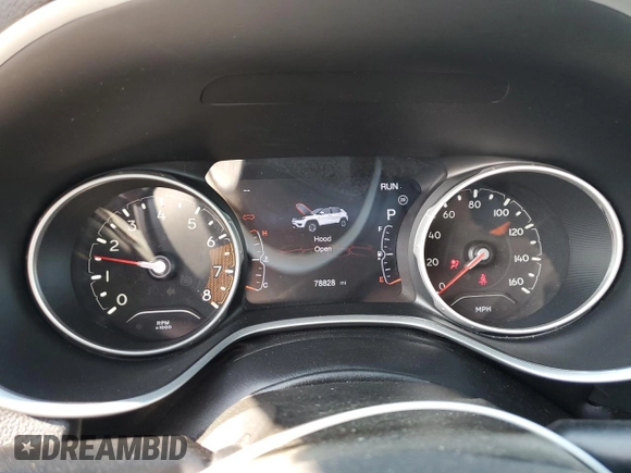 2020 Jeep Compass Latitude with VIN 3C4NJCBB8LT162579, listed as a Copart auction lot 56656665 with 78,828 mi miles and Salvage title. Bid and sale history available at DreamBid. Image 9.