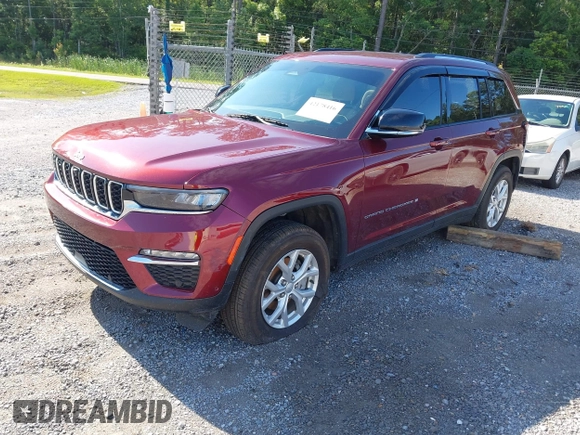 2023 Jeep Grand Cherokee Limited with VIN 1C4RJGBG3P8875558, listed as a IAAI auction lot 42178416 with 12,826 mi miles and . Bid and sale history available at DreamBid. Image 2.