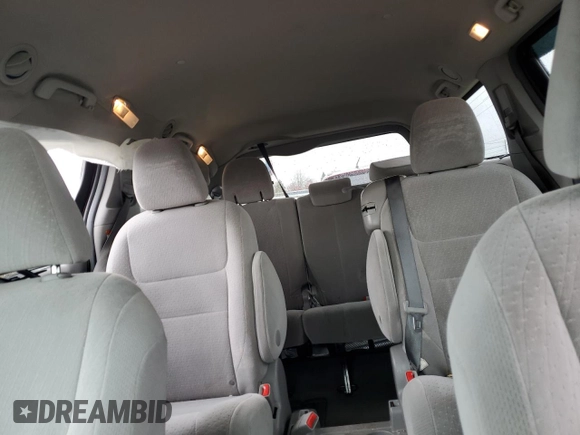 2015 Toyota Sienna LE AAS with VIN 5TDKK3DCXFS537375, listed as a Copart auction lot 51580235 with 77,389 mi miles and Salvage Title. Bid and sale history available at carsss.com. Image 10.