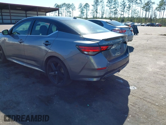 2021 Nissan Sentra SR with VIN 3N1AB8DV6NY204322, listed as a IAAI auction lot 41786812 with 37,766 mi miles. Bid and sale history available at carsss.com. Image 3.