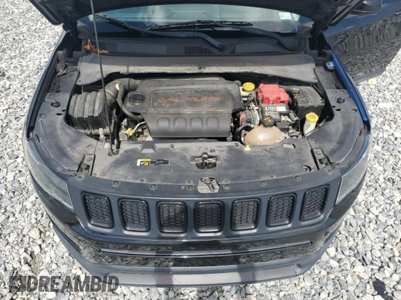 2021 Jeep Compass Latitude with VIN 3C4NJCBBXMT514336, listed as a Copart auction lot 56528865 with 14,324 mi miles and Non repairable. Bid and sale history available at DreamBid. Image 12.