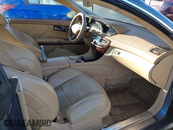 2008 Mercedes-Benz CL-Class V8 AMG with VIN WDDEJ77XX8A011694, listed as a IAAI auction lot 41197023 with 158,416 mi miles. Bid and sale history available at carsss.com. Image 5.