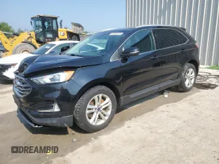 2019 Ford Edge SEL with VIN 2FMPK4J97KBB89465, listed as a Copart auction lot 59100515 with 106,393 mi miles and Salvage title. Bid and sale history available at DreamBid. Image 1.