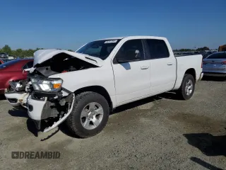 2023 Ram 1500 Big Horn with VIN 1C6RRFFG5PN532546, listed as a Copart auction lot 54747395 with 52,669 mi miles and Salvage title. Bid and sale history available at DreamBid. Image 1.
