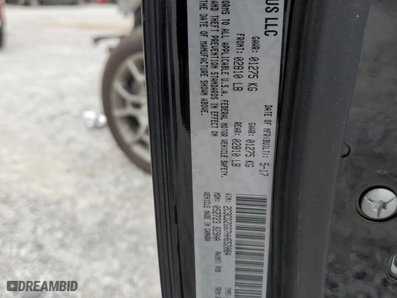 2017 Dodge Challenger GT with VIN 2C3CDZGG7HH652084, listed as a Copart auction lot 89397415 with 99,511 mi miles and Salvage Title. Bid and sale history available at carsss.com. Image 12.