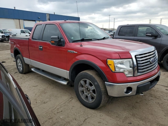 2010 Ford F-150 XL with VIN 1FTFX1EV2AFD24503, listed as a Copart auction lot 51868275 with 185,084 mi miles and Clean Title. Bid and sale history available at carsss.com. Image 4.