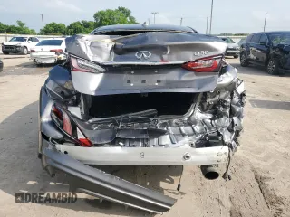2021 Infiniti Q50 Signature Edition with VIN JN1EV7CP9MM703669, listed as a Copart auction lot 54861195 with 50,856 mi miles and Salvage title. Bid and sale history available at DreamBid. Image 6.