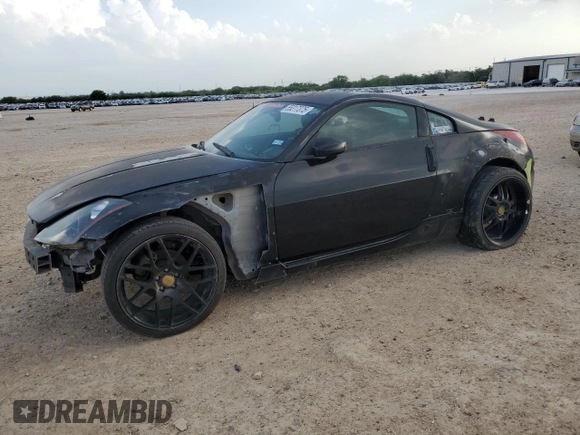2005 Nissan 350Z Enthusiast with VIN JN1AZ34DX5M608491, listed as a Copart auction lot 55317375 with 202,170 mi miles and Clean Title. Bid and sale history available at carsss.com. Image 1.