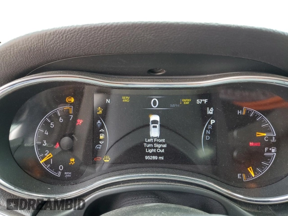 2021 Jeep Grand Cherokee Trailhawk with VIN 1C4RJFLG7MC599693, listed as a Copart auction lot 52863525 with 95,289 mi miles and Salvage Title. Bid and sale history available at carsss.com. Image 9.